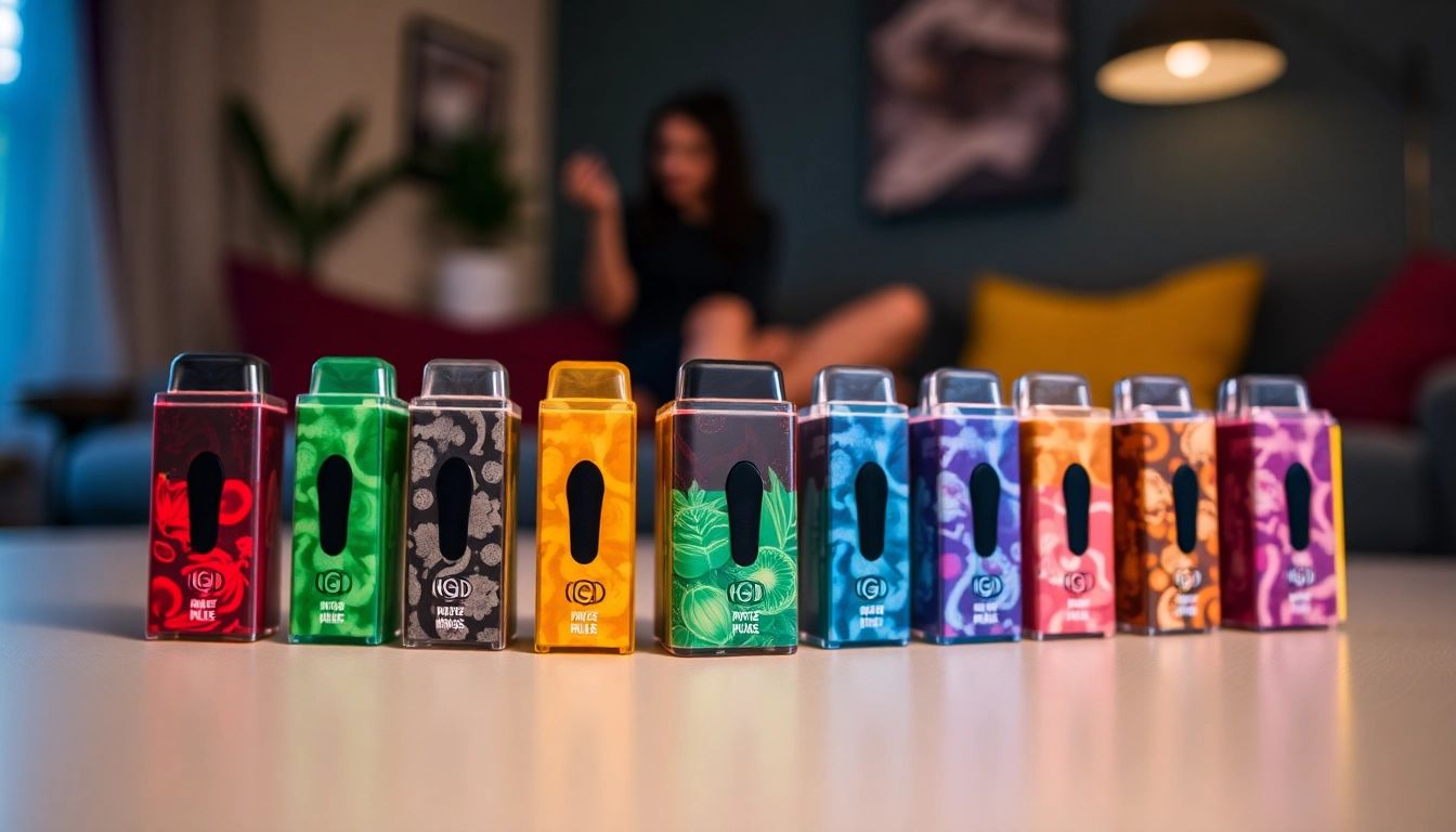 Shop HQD Pods showcasing a variety of flavors and sleek designs for an enjoyable vaping experience.